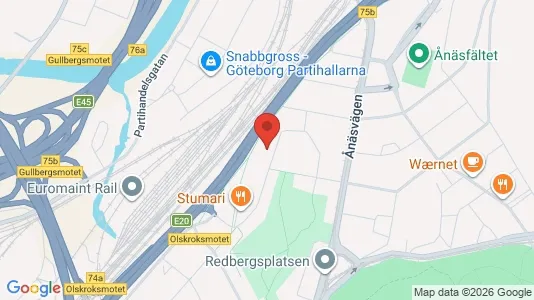 Lägenheter att hyra i Örgryte-Härlanda - kort over placeringen