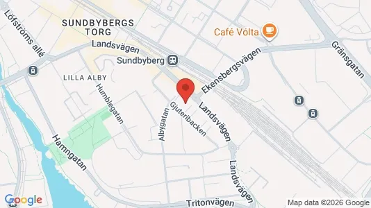 Lägenheter att hyra i Sundbyberg - kort over placeringen