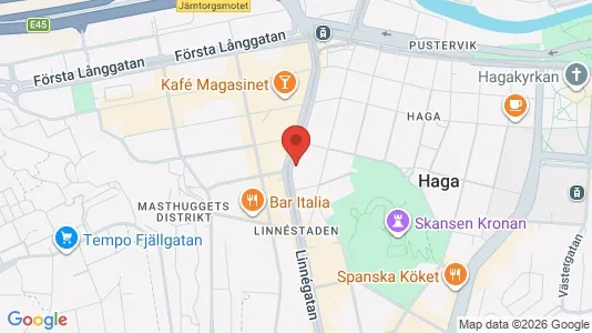 Lägenheter att hyra i Göteborg Centrum - kort over placeringen