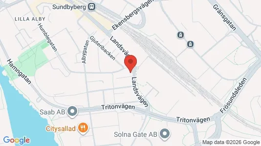 Lägenheter att hyra i Sundbyberg - kort over placeringen