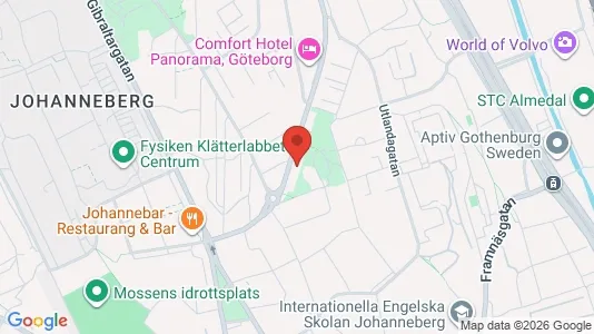 Lägenheter att hyra i Johanneberg - kort over placeringen
