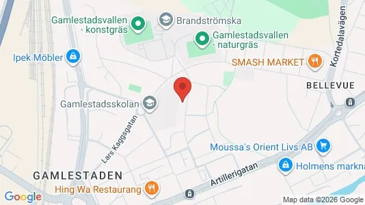 Lägenheter att hyra i Göteborg Östra - kort over placeringen