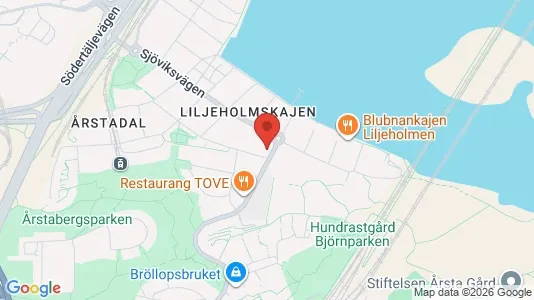 Lägenheter att hyra i Södermalm - kort over placeringen