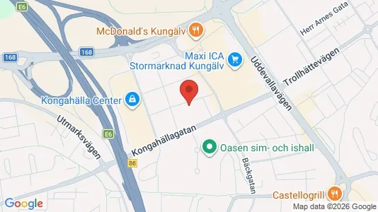 Lägenheter att hyra i Kungälv - kort over placeringen
