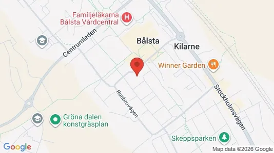 Lägenheter att hyra i Håbo - kort over placeringen