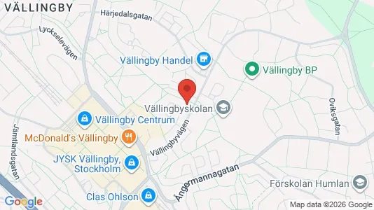 Lägenheter att hyra i Västerort - kort over placeringen