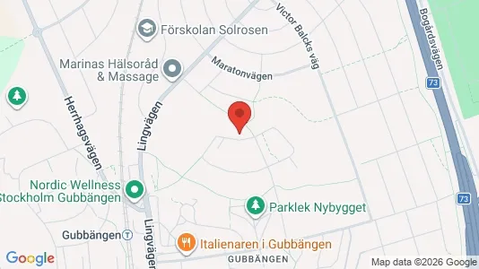 Lägenheter att hyra i Söderort - kort over placeringen
