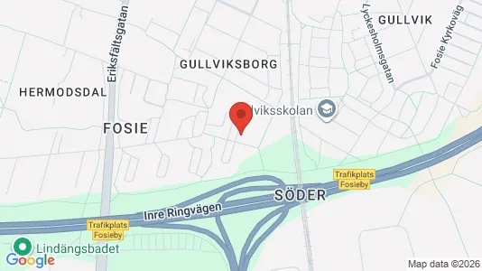 Lägenheter att hyra i Fosie - kort over placeringen