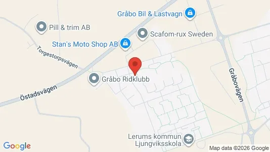 Lägenheter att hyra i Lerum - kort over placeringen