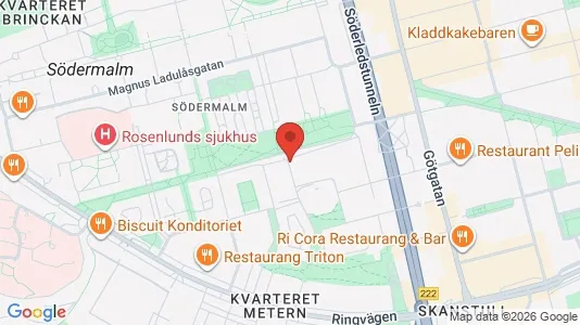 Lägenheter att hyra i Södermalm - kort over placeringen