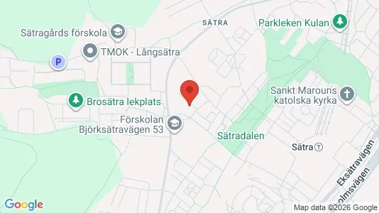 Lägenheter att hyra i Söderort - kort over placeringen