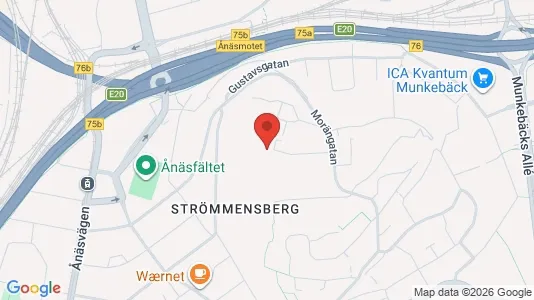 Lägenheter att hyra i Örgryte-Härlanda - kort over placeringen