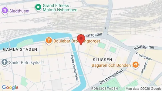 Lägenheter att hyra i Malmö Centrum - kort over placeringen