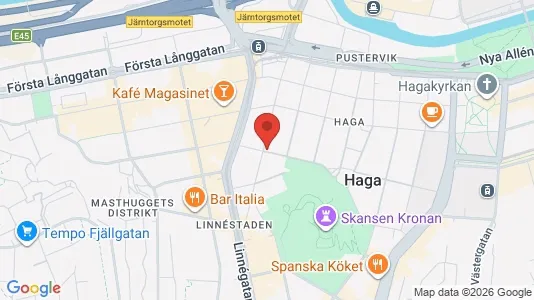 Lägenheter att hyra i Göteborg Centrum - kort over placeringen