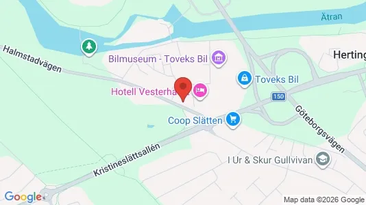 Lägenheter att hyra i Falkenberg - kort over placeringen