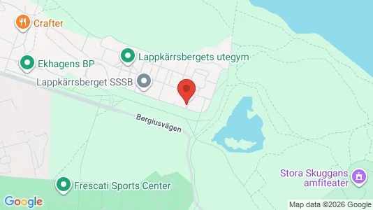 Lägenheter att hyra i Östermalm - kort over placeringen
