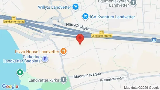 Lägenheter att hyra i Härryda - kort over placeringen