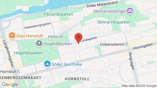 Lägenheter att hyra i Södermalm - kort over placeringen