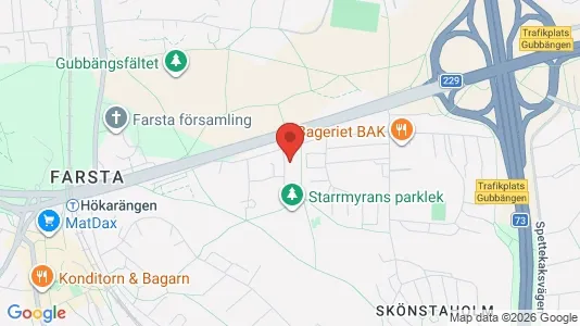 Lägenheter att hyra i Söderort - kort over placeringen