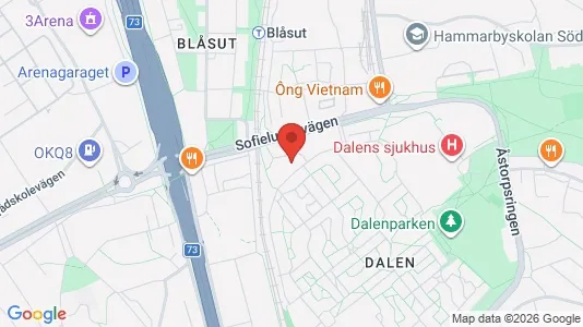 Lägenheter att hyra i Söderort - kort over placeringen