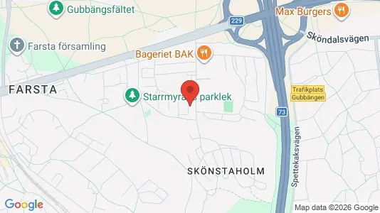 Lägenheter att hyra i Söderort - kort over placeringen