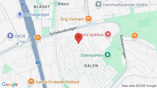 Lägenheter att hyra i Söderort - kort over placeringen