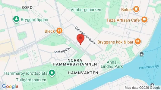 Lägenheter att hyra i Södermalm - kort over placeringen