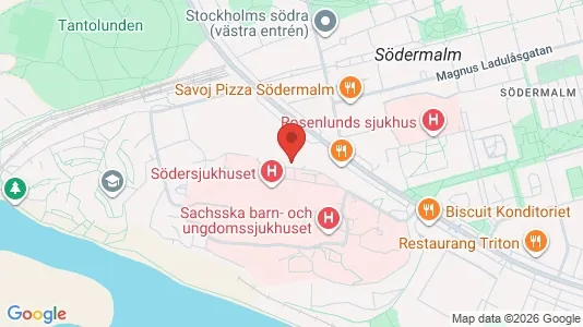 Lägenheter att hyra i Södermalm - kort over placeringen