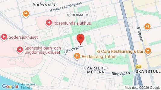 Lägenheter att hyra i Södermalm - kort over placeringen