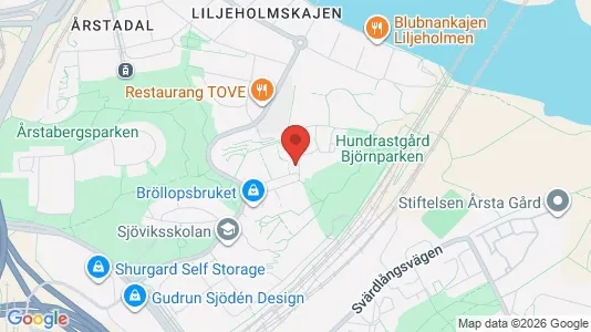 Lägenheter att hyra i Södermalm - kort over placeringen