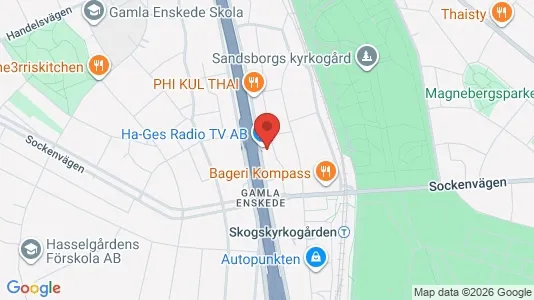 Lägenheter att hyra i Söderort - kort over placeringen