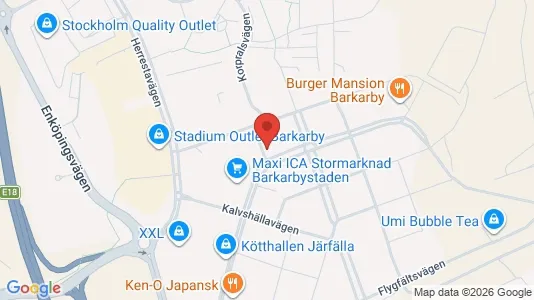 Lägenheter att hyra i Järfälla - kort over placeringen