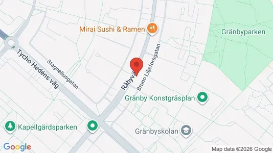 Lägenheter att hyra i Uppsala - kort over placeringen