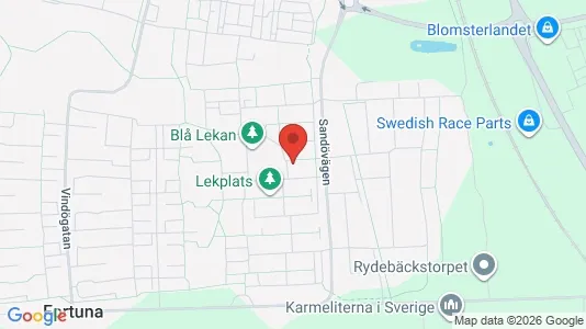 Lägenheter att hyra i Helsingborg - kort over placeringen