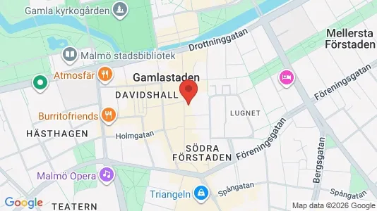 Lägenheter att hyra i Malmö Centrum - kort over placeringen