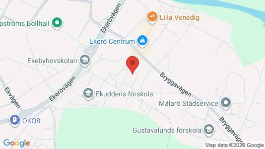 Lägenheter att hyra i Ekerö - kort over placeringen