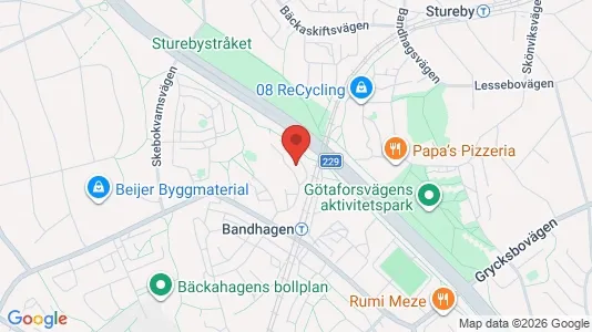 Lägenheter att hyra i Söderort - kort over placeringen