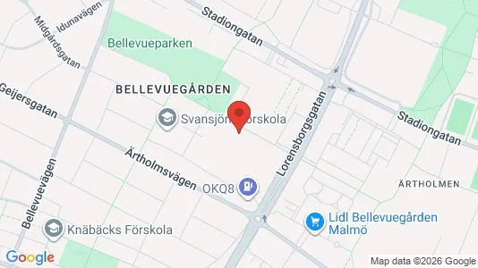 Lägenheter att hyra i Malmö Centrum - kort over placeringen