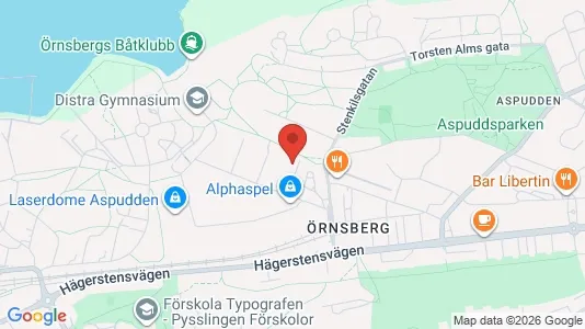 Lägenheter att hyra i Söderort - kort over placeringen