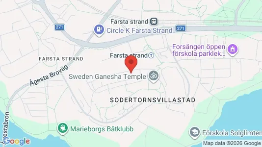 Lägenheter att hyra i Söderort - kort over placeringen