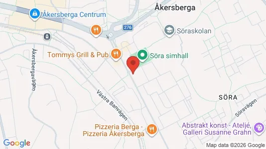 Lägenheter att hyra i Österåker - kort over placeringen