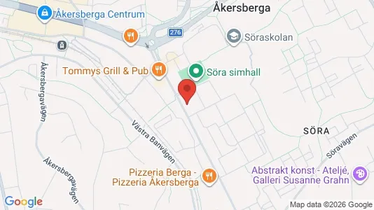 Lägenheter att hyra i Österåker - kort over placeringen