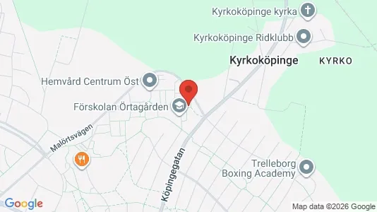 Lägenheter att hyra i Trelleborg - kort over placeringen