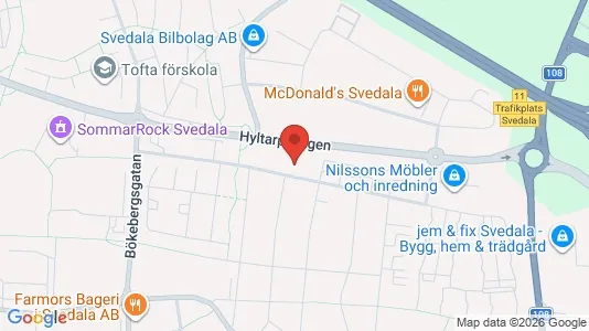 Lägenheter att hyra i Svedala - kort over placeringen