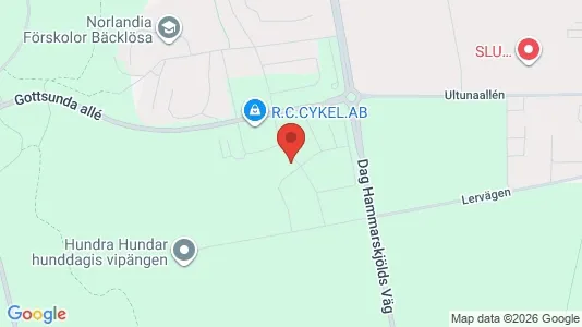 Lägenheter att hyra i Uppsala - kort over placeringen
