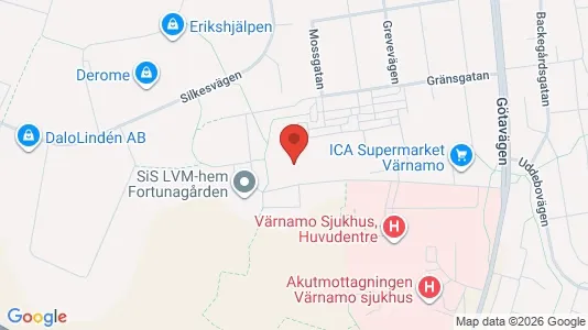 Lägenheter att hyra i Värnamo - Bild från Google Street View