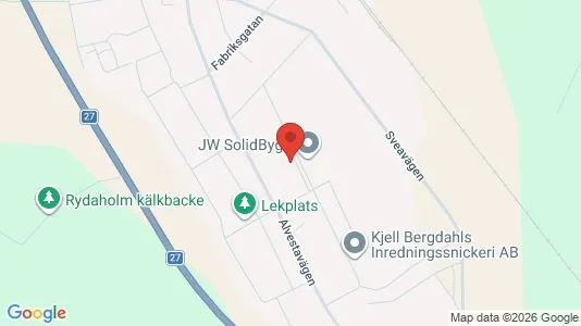 Lägenheter att hyra i Värnamo - kort over placeringen