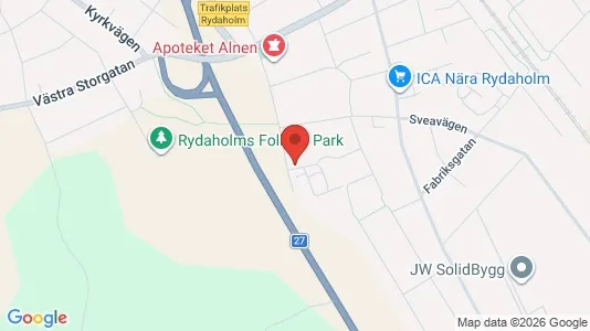 Lägenheter att hyra i Värnamo - kort over placeringen