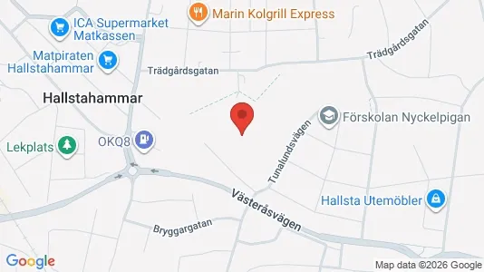 Lägenheter att hyra i Hallstahammar - kort over placeringen