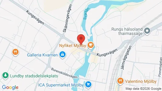 Lägenheter att hyra i Mjölby - Bild från Google Street View